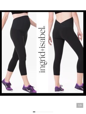 👩🏻‍🍼🍼IINGRID & ISABEL CROPPED MATERNITY LEGGINGS🍼👩🏻‍🍼